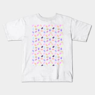 Ice Cream Flavors Colorful Pattern Kids T-Shirt